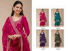 Apsara Hit Vol 2 By Nsf Georgette With Embroidery Work And Sequence Work Top With Bottom Dupatta Wholesale In India